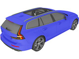 Volvo V60 Wagon (2017) 3D Model