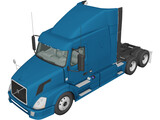 Volvo VNL 630 Sleeper (2015) 3D Model preview