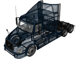 Volvo VNL 630 Sleeper (2015) 3D Model
