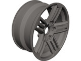VW Scirocco Wheel Talladega 17 inch 3D Model preview