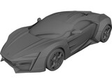 W Motors Lykan Hypersport (2014) 3D Model preview