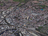 Wakefield City, UK (2023) 3D Model preview
