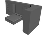 Wall Bed System 3D Model preview