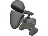 WALL-E and EVA 3D Model preview