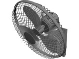 Wall Fan 3D Model preview