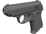 Walter PPK 9mm 3D Model preview