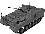 Warrior MCV 3D Model preview