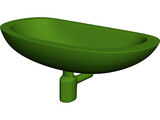 Wash Bowl 3D Model preview