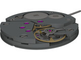 Watch Working Moving Model 3D Model preview