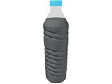 Water Bottle 1L 3D Model