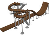 Water Park 3D Model preview