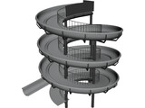 Water Slide 3D Model preview