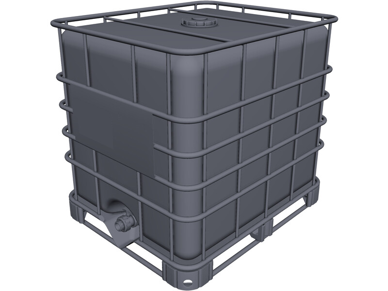 Water Tank 3D Model