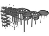 Waterpark 3D Model preview
