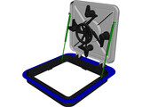Watertight Steel Hatch Flush Type 3D Model preview