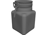 Weck Jar 3D Model preview