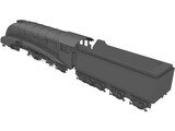 Wedge Locomotive 3D Model