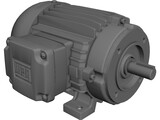 Weg 75hp Motor 3D Model preview