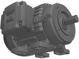Weg 75hp Motor 3D Model