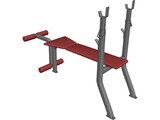 Weight Bench 3D Model preview