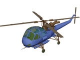 Westland Wasp 3D Model preview