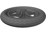 Wheel 12 Inch 3D Model