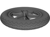 Wheel 12 Inch 3D Model