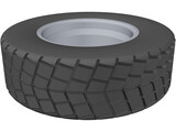 Wheel 225/75 R16 3D Model