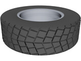 Wheel 225/75 R16 3D Model
