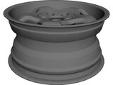 Wheel BMW M3 E36 Sedan 3D Model preview