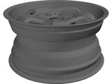 Wheel BMW M3 E36 Sedan 3D Model