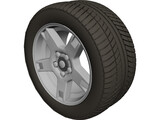 Wheel Chevrolet Corvette 3D Model preview