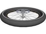 Wheel Disc Brake High Profile 3D Model preview