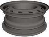 Wheel Iron Steel 3D Model preview