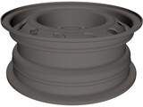 Wheel Iron Steel 3D Model