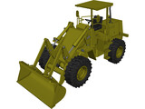 Wheel Loader 3D Model preview