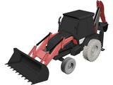 Wheel Loader 3D Model preview