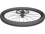 Wheel MTB Front 3D Model preview
