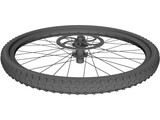 Wheel MTB Front 3D Model