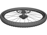 Wheel MTB Rear 3D Model preview