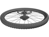 Wheel MTB Rear 3D Model