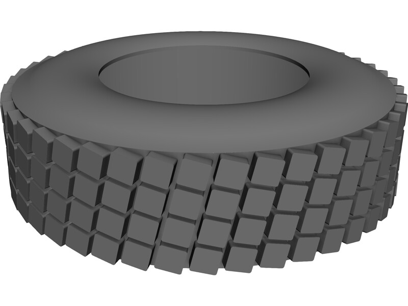 Wheel Tire 3D Model