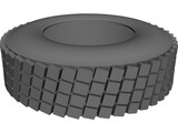 Wheel Tire 3D Model preview