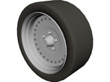 Wheel Tire 3D Model preview