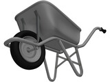 Wheelbarrow 3D Model