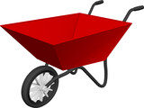Wheelbarrow 3D Model preview