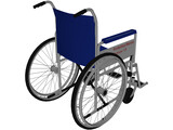 Wheelchair 3D Model