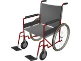 Wheelchair 3D Model preview