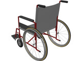 Wheelchair 3D Model