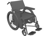 Wheelchair 3D Model